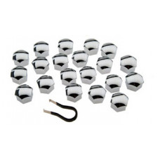 Wheel bolt caps (covers) 17mm (Chrome)